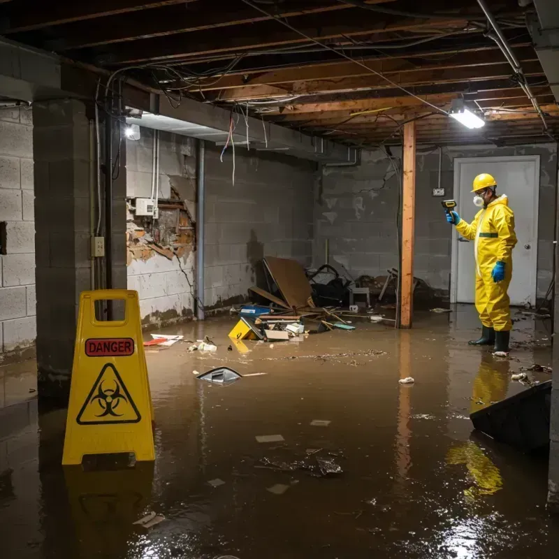 Flooded Basement Electrical Hazard in Carson City, NV Property